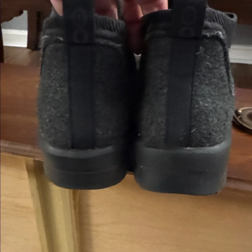 Oofos- Dark Grey Wool Boots - Picture 11 of 11